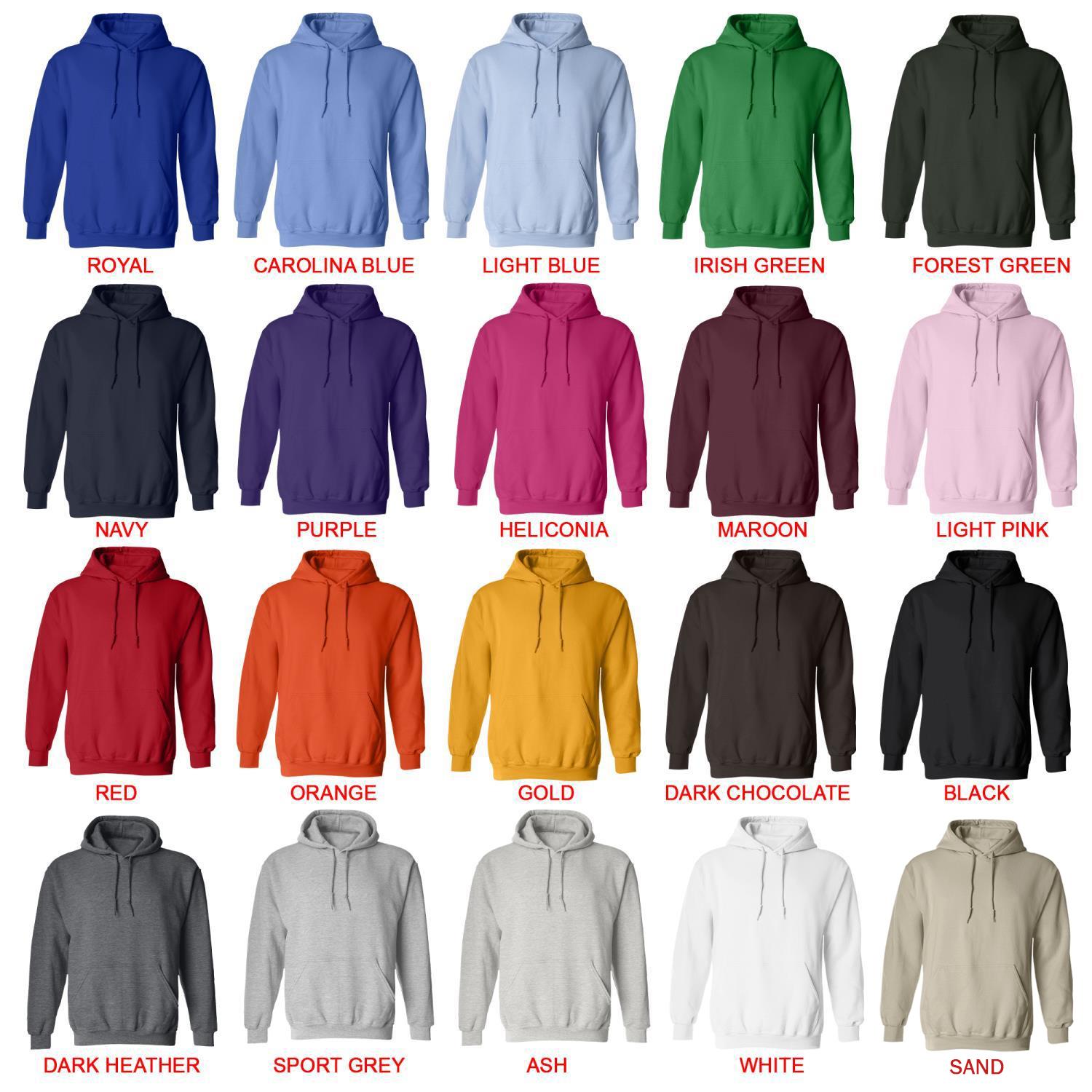 hoodie color chart - Becky G Shop