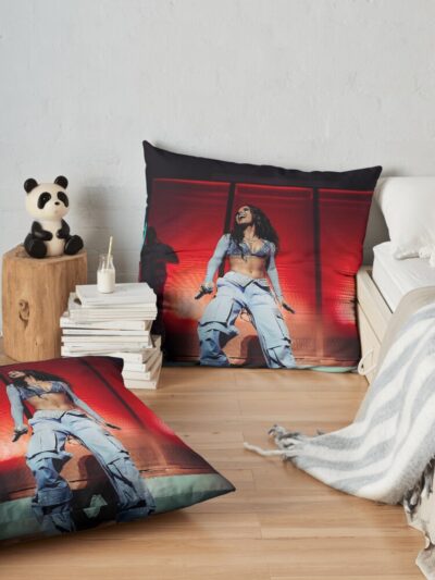 Becky G Throw Pillow Official Becky G Merch