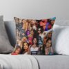 Becky G Collage Throw Pillow Official Becky G Merch